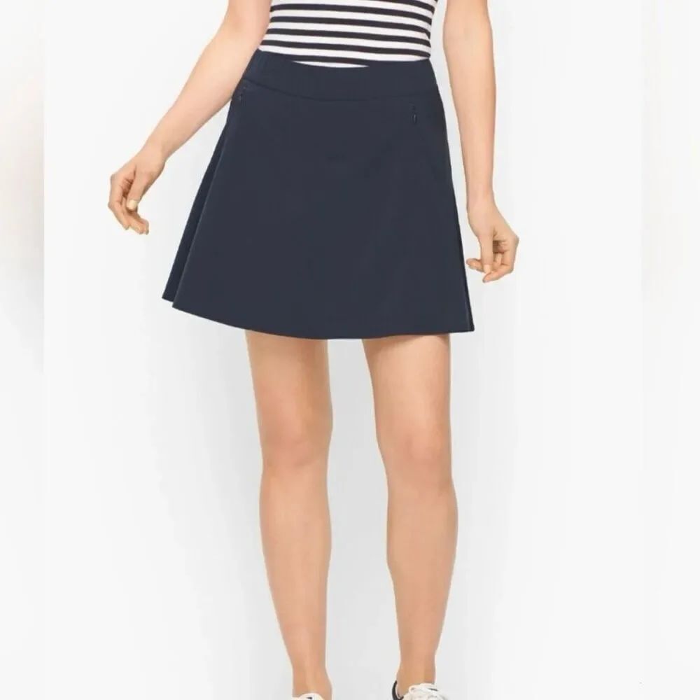 T by Talbots Skort size Small Petite Stretchy Navy